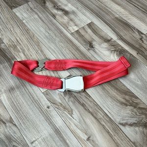 Vintage airline quick release buckle belt